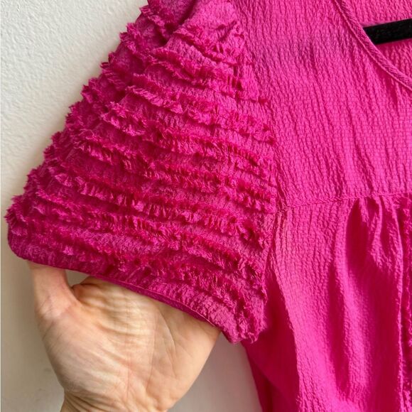 Marc By Marc Jacobs Fuchsia Blouse, size 10 - Picture 5 of 7